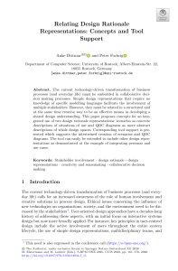 Relating Design Rationale Representations: Concepts and Tool Support