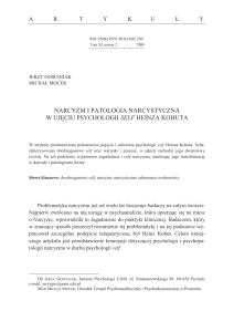 Narcyzm i patologia narcystyczna w psychologii self Kohuta