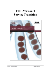 ITIL V3 Service Transition Guide: Best Practices for ITSM