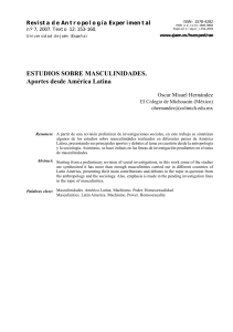 Estudios sobre masculinidades en Am&eacute;rica Latina