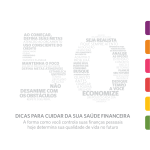 50 Dicas para Sa&uacute;de Financeira