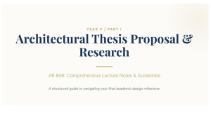 Architectural Thesis Proposal & Research Guide