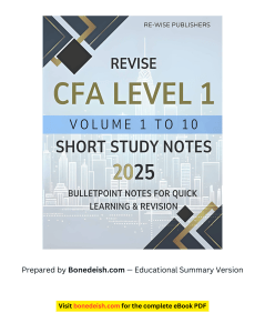 2025 CFA Level 1 Quantitative Methods Study Notes
