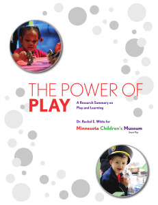 The Power of Play: Research Summary on Play and Learning