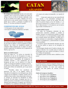 Reglas del escenario Atlantis para Catan