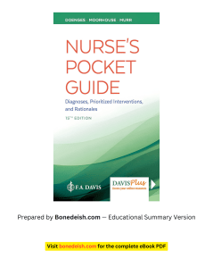 Nurse's Pocket Guide 15th Edition: Nursing Diagnoses & Interventions