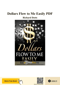 Dollars Flow to Me Easily PDF Summary by Richard Dotts