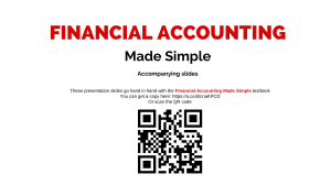 Financial Accounting Made Simple - Chapter 1 Slides