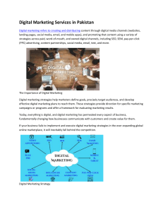 Digital Marketing Services in Pakistan: Strategies & Importance