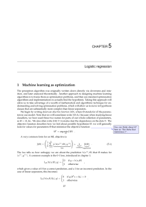 Chapter 5: Logistic Regression in Machine Learning