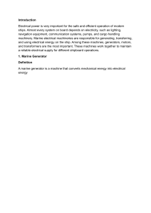 Marine Electrical Machinery: Generators, Motors, Transformers