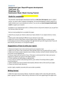 Pubh115 Assignment Guide: UAE Vision 2021 E-Health App Design