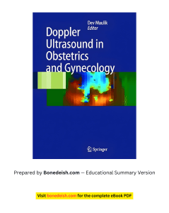 Doppler Ultrasound in Obstetrics and Gynecology 2nd Ed Summary