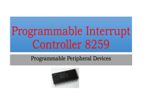 Programmable Interrupt Controller 8259