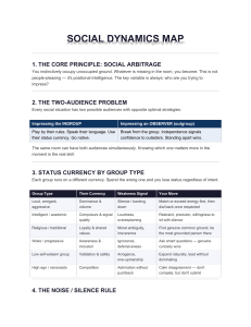 Social Dynamics Map: Navigating Social Interactions