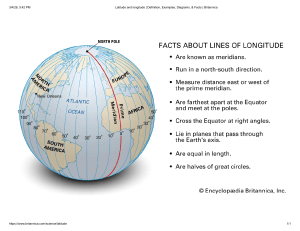 Latitude and Longitude: Facts, Examples, Diagrams