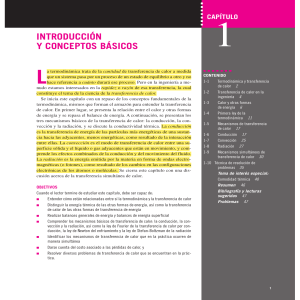 Cap&iacute;tulo 1: Introducci&oacute;n a la Transferencia de Calor