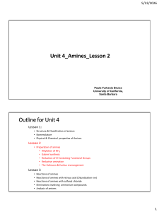 Preparation of Amines: Organic Chemistry Lesson