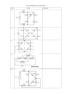 Series and Parallel Circuits with Resistors