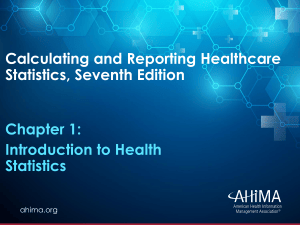 Healthcare Statistics Textbook Chapter 1