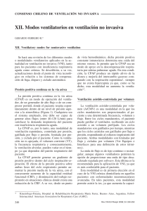 Modos Ventilatorios en Ventilaci&oacute;n No Invasiva