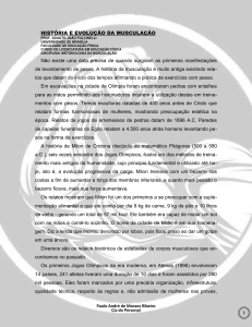 Hist&oacute;ria e Evolu&ccedil;&atilde;o da Muscula&ccedil;&atilde;o: Do Antigo ao Moderno