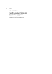 Crispy Chilli Sauce Recipe
