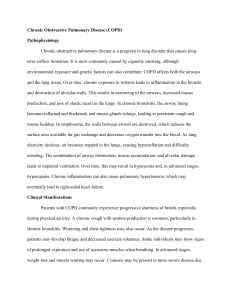 Chronic Obstructive Pulmonary Disease (COPD) Pathophysiology & Clinical Guide
