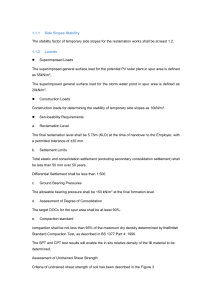 Geotechnical Reclamation Specifications: Side Slopes & Serviceability