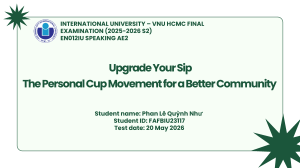 Upgrade Your Sip: Personal Cup Movement for Better Community