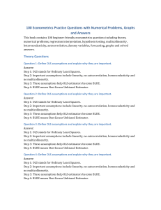 100 Preguntas de Pr&aacute;ctica de Econometr&iacute;a