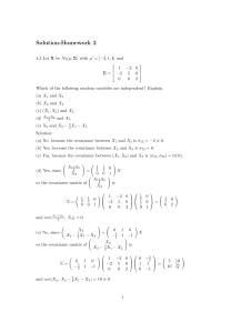 Homework 2 Solutions: Multivariate Normal Independence