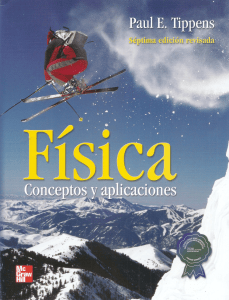 F&iacute;sica: Conceptos y aplicaciones - 7&ordf; edici&oacute;n revisada de Paul E. Tippens