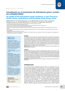 Tratamiento de Helicobacter Pylori 2025