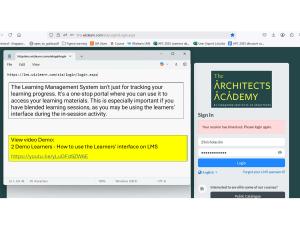 LMS Learners' Interface Guide: Access Materials & Zoom Sessions