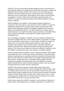 ChatGPT: Uses, Benefits, and Limitations of AI