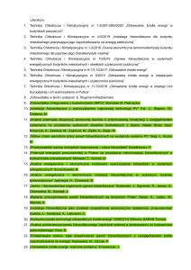 Literatura: Odnawialne źr&oacute;dła energii i fotowoltaika