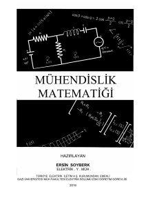 M&uuml;hendislik Matematiği - Ersin Soyberk