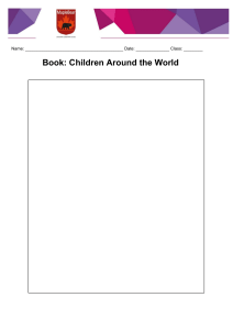 Children Around the World Worksheet
