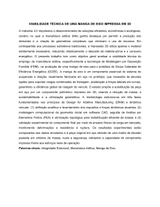 Viabilidade T&eacute;cnica de Manga de Eixo Impressa em 3D