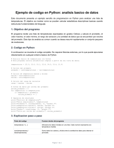 Ejemplo de an&aacute;lisis de datos en Python: Tutorial de estad&iacute;sticas b&aacute;sicas