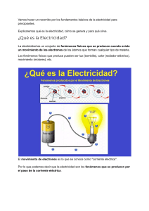 Fundamentos de la Electricidad para Principiantes