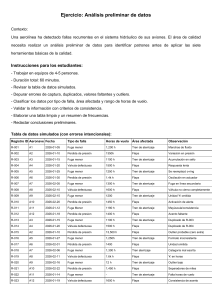 Ejercicio: An&aacute;lisis preliminar de datos