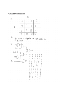 Circuit Minimization Worksheet