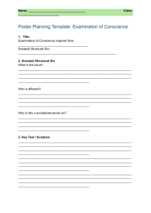 Examination of Conscience Poster Template