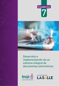 Desarrollo e implementaci&oacute;n de sistemas de documentos electr&oacute;nicos