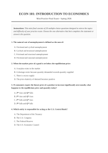 ECON 101 Mini Practice Final Exam Spring 2026
