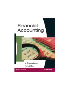 Financial Accounting Textbook by Rajasekaran & Lalitha