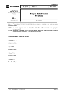 Norma PETROBRAS N-279: Projeto de Estruturas Met&aacute;licas