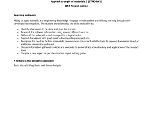Applied Strength of Materials 3 GA2 Project Outline